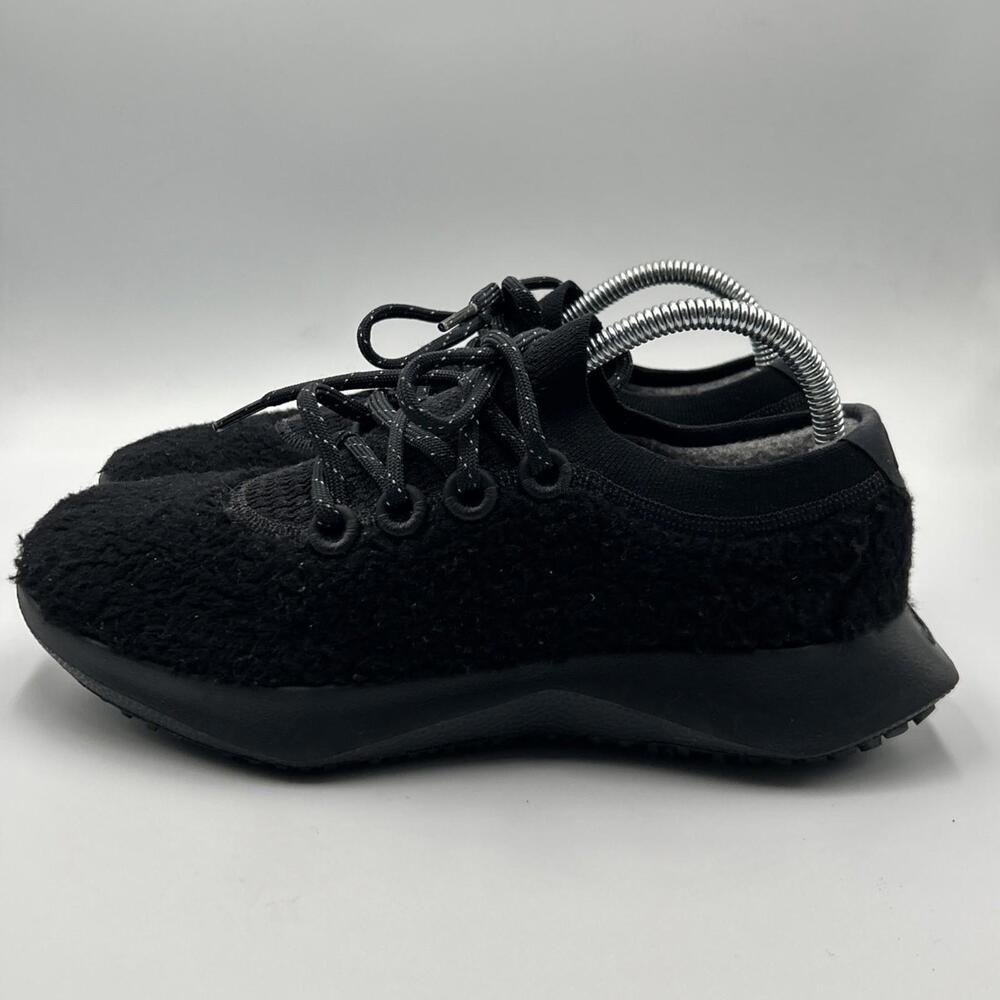 Allbirds Wool Runner  Fluffs Womens Sz 8.5 Black Running Training Sneakers NEW!